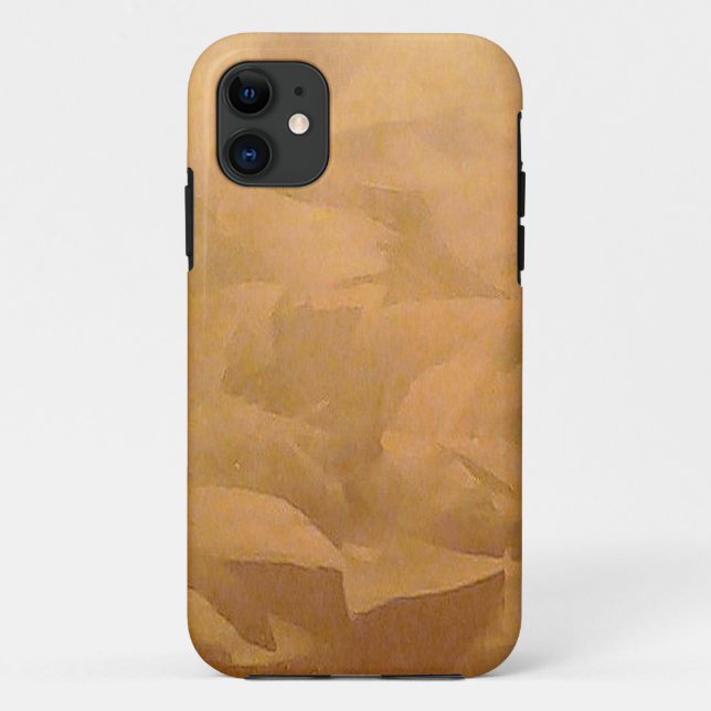 Kupfer Metall Hand gebürstet Case-Mate iPhone Hülle (Rückseite)