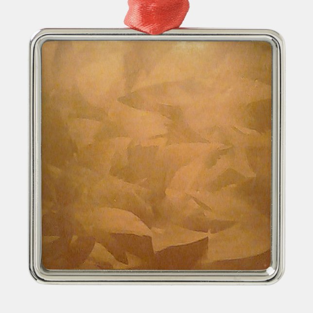 Kupfer-Metallic-Handbürste Ornament Aus Metall (Vorne)