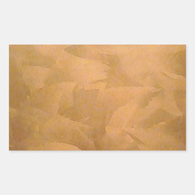 Kupfer-Metallic-Handbürste Rechteckiger Aufkleber (Vorderseite)