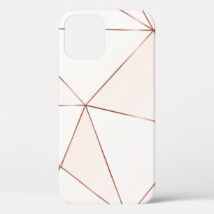 Kupfer metallische polygonale Textur mit Bronzegli Case-Mate iPhone Hülle
