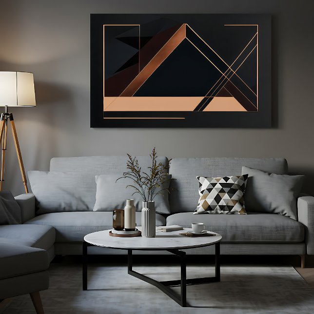 Kupfer-Minimalist-Geometrie Poster (Von Creator hochgeladen)