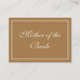 Kupfer/Mocha-Mousse-Toile Platzkarte