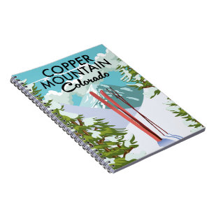 Kupfer Mountain Colorado Ski Notizblock
