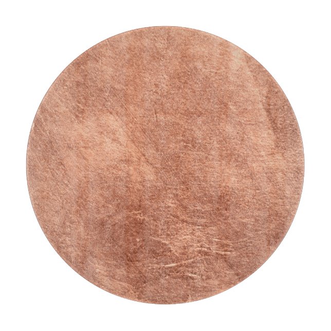 Kupfer-Oberfläche gebürstet, metallische Textur. Schneidebrett (Vorderseite)