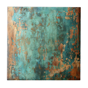 Kupfer-Patina-Metallic-Rustikalisch Fliese