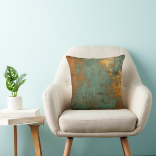 Kupfer Patina Rustic Kissen
