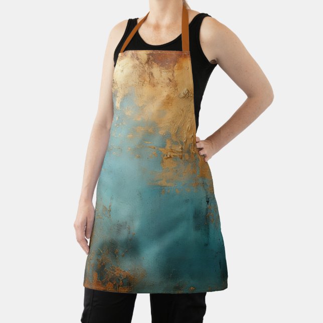 Kupfer Patina Rustic Metallic Schürze (InSitu)