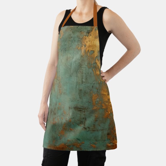 Kupfer Patina Rustic Metallic Schürze (InSitu)