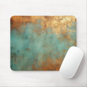Kupfer Patina Rustik Metallisch Mousepad