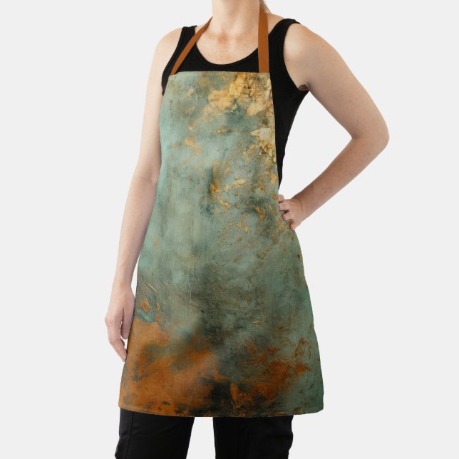Kupfer Patina Rustik Metallisch  Schürze (InSitu)