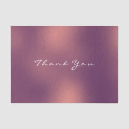Kupfer Rose Gold Blush Metallic Danke Luxus Seidenpapier