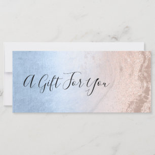 Kupfer Rose Gold Glitzer & Blue Make-up Künstler