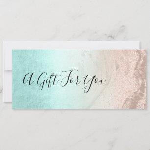 Kupfer Rose Gold Glitzer & Minze Make-up Künstler