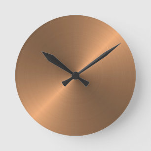 Kupfer Runde Wanduhr