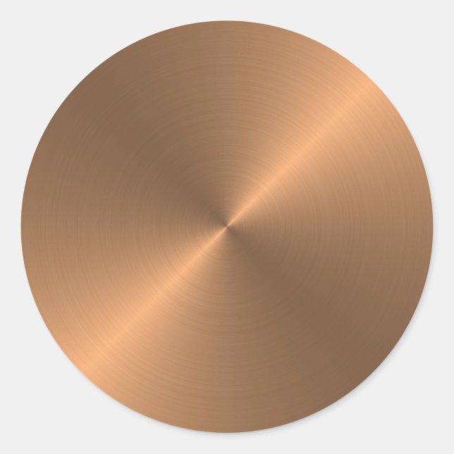 Kupfer Runder Aufkleber (Vorderseite)