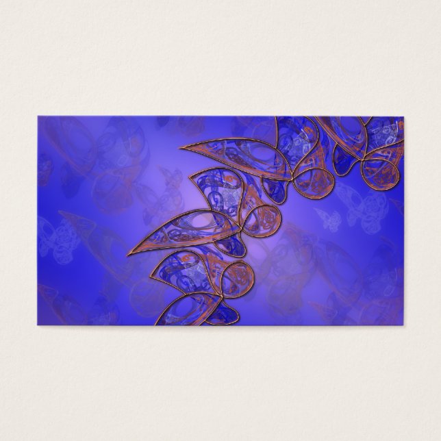 Kupfer-Schmetterlinge Lesezeichen (Vorderseite)