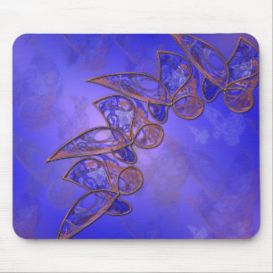 Kupfer-Schmetterlinge Mousepad