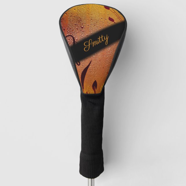 Kupfer-Taue-Monogramm Golf Headcover (Vorderseite)