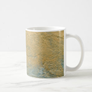 Kupfer Türkis Faux Finish Tasse