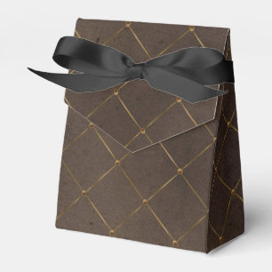 Kupfer- und Gold- Vintage-Luxus-Gitter Geschenkschachtel