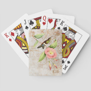 Kupferbäuchiger Wollhöschen Kolibri Spielkarten