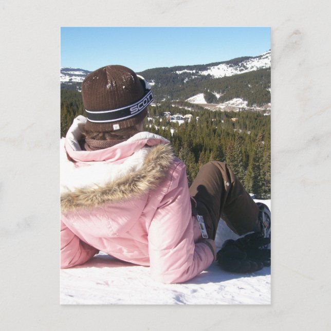 Kupferbergssnowboard Postkarte (Vorderseite)