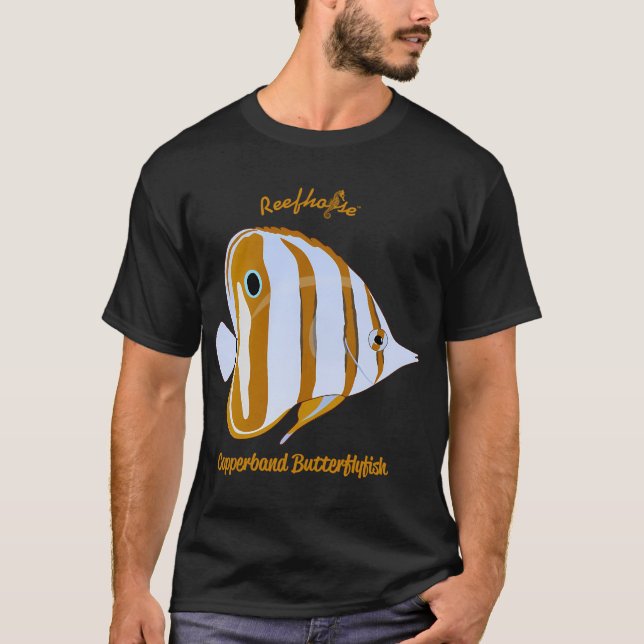 Kupferbinden-Schmetterlingsfisch T-Shirt (Vorderseite)