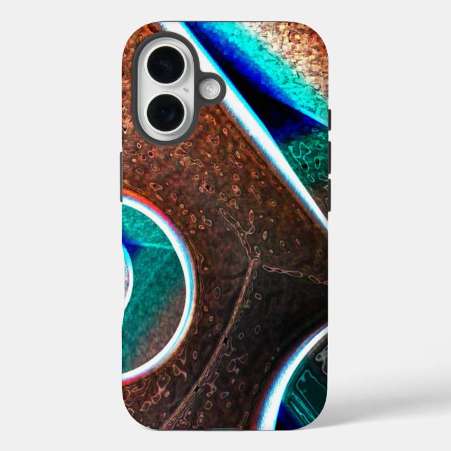 Kupferblau Case-Mate iPhone Hülle (Rückseite)