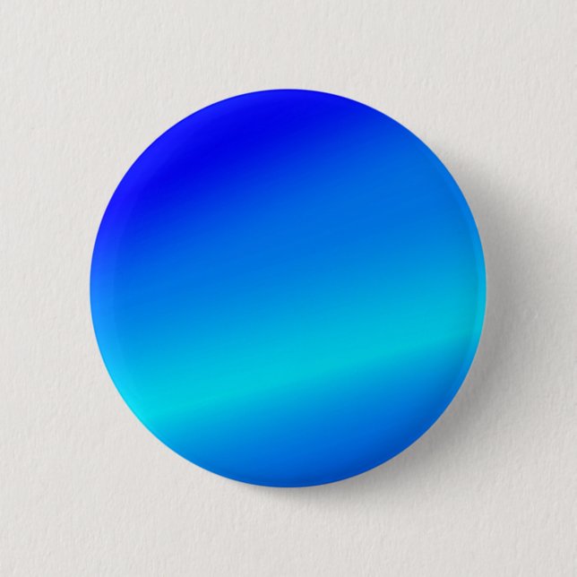 Kupferblau Ober Wasserfarbe abstrakt Pastellfarben Button (Vorderseite)