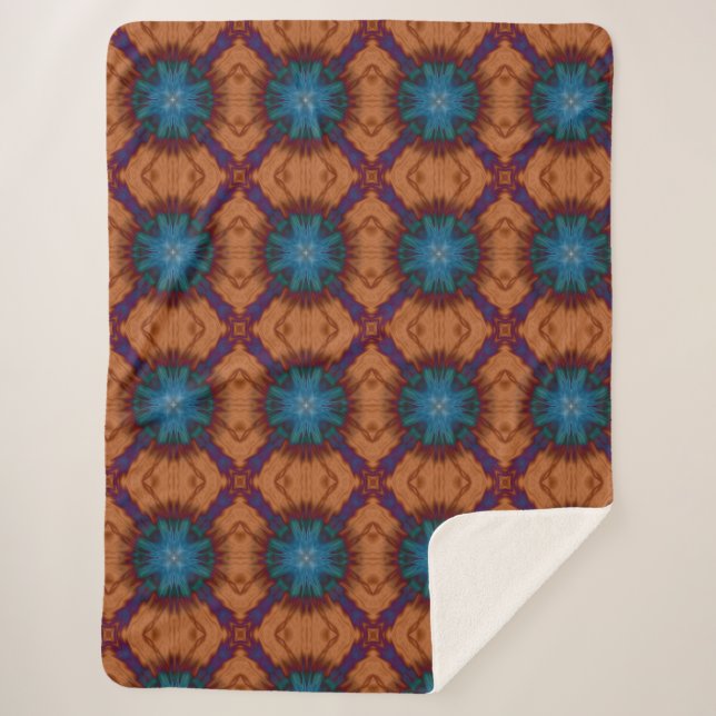Kupferblau Sherpadecke (Vorderseite)