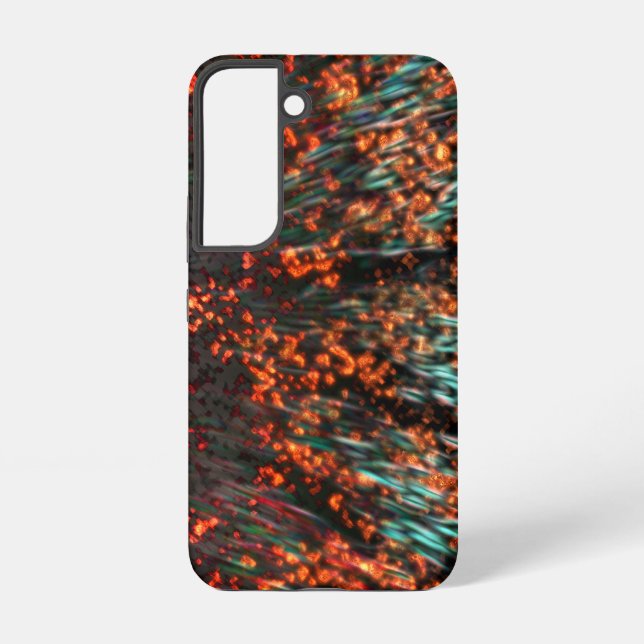 Kupferborealis Samsung Galaxy Hülle (Rückseite)