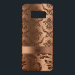 Kupferbraune Damasken und Wirbel Metallic Look Case-Mate Samsung Galaxy S8 Hülle<br><div class="desc">Elegante metallische Kupferbraunen-Dämme und Wirbel. Anpassbare Monogramm. Es kommt in mehreren Farben und mehr kommt. Sie können Ihre Farbe anfordern oder Hilfe bei der Anpassung meines Designs erhalten,  indem Sie sich an ArtOnWear Design wenden.</div>
