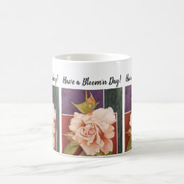Kupferbronze-Rose Wasserfarben-Blume Kaffeetasse