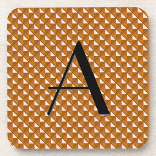 Kupferfarben, metallisches Aussehen, gestopftes Gi Untersetzer