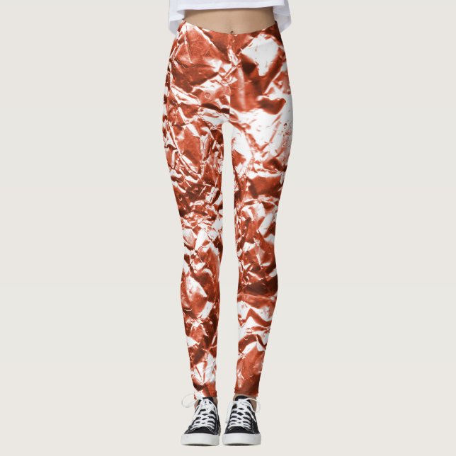 Kupferfolie Leggings (Vorderseite)