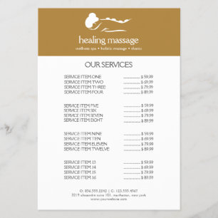 KUPFERFRAU STEIN MASSAGE Wellness Day Spa Flyer