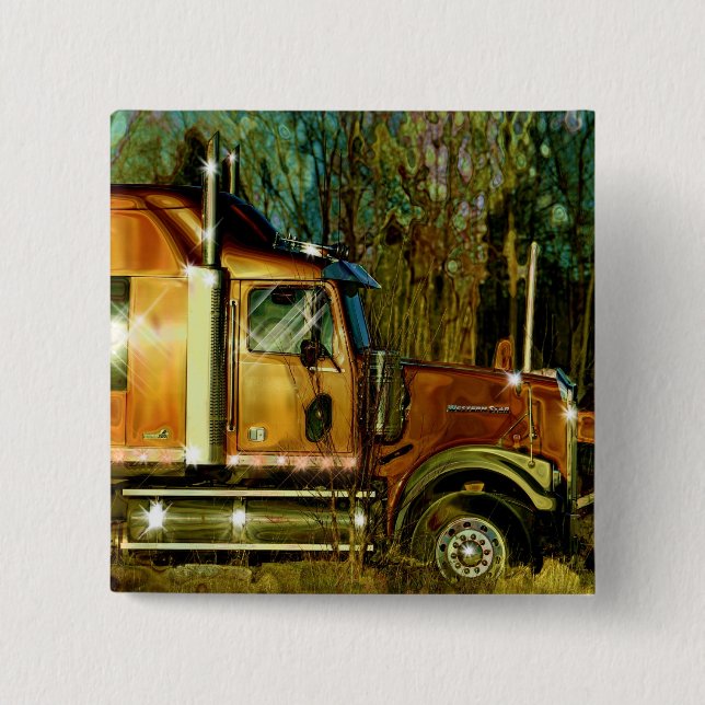 KUPFERKARGO TRUCK BIG RIG TRUCKERS Button (Vorderseite)