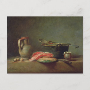 Kupferkessel mit Pitcher Postkarte