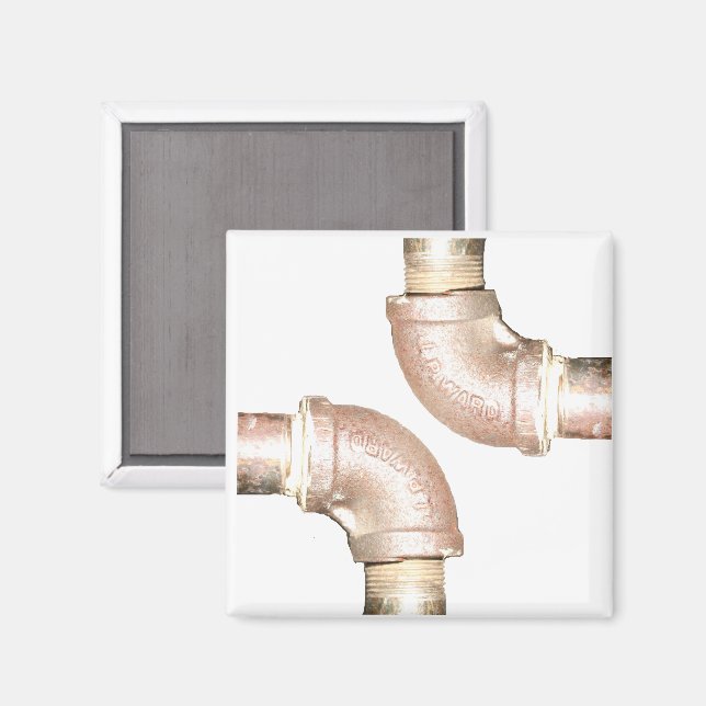 Kupferleitung Magnet (Vorderseite/Rückseite)