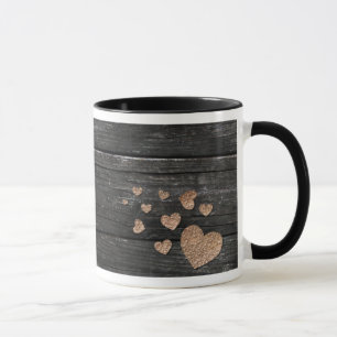 Kupferne Herz-Tasse Tasse