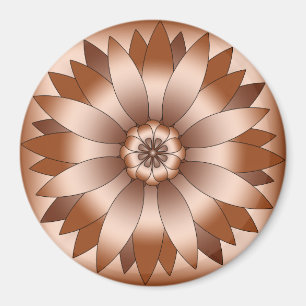 Kupferne Rosette Magnet
