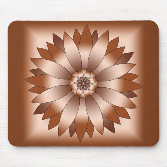 Kupferne Rosette Mousepad (Vorne)