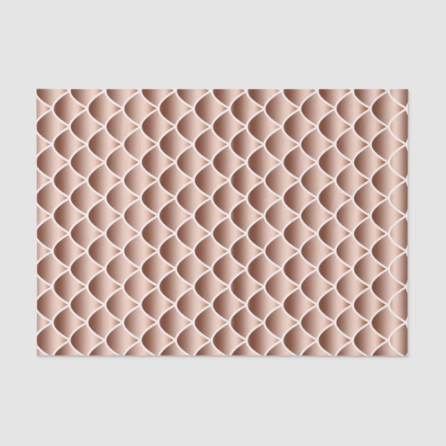 Kupferne Schlangen-Skalen Seidenpapier (Vorderseite)