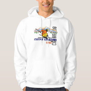 Kupferner Gebirgsskiaufzug-Typen Hoodie
