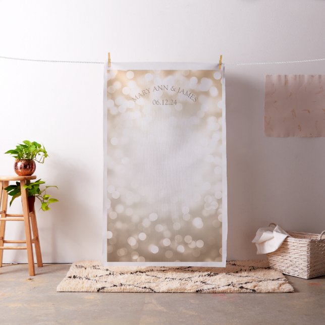 Kupfernes Bokeh beleuchtet Stoff (Beispiel)