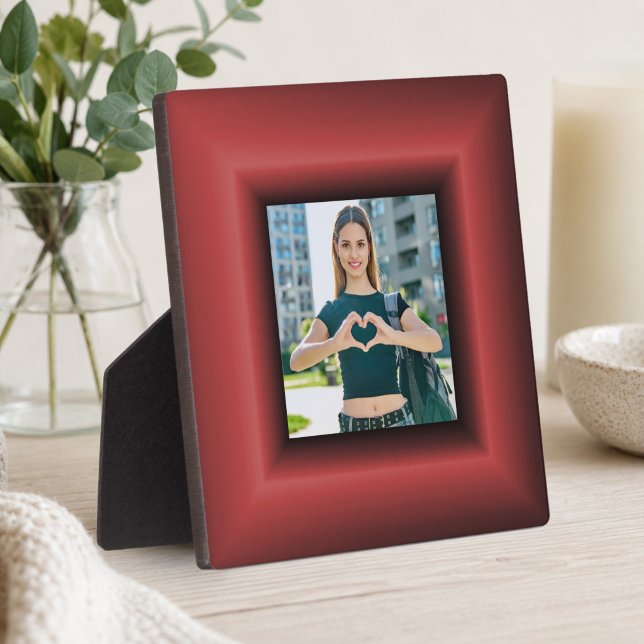Kupferroter Rand Fotoplatte (Copper Red Border Plaque)