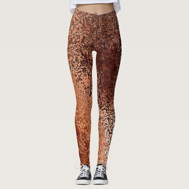 Kupferschimmer Leggings (Vorderseite)