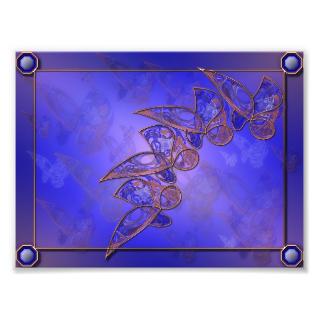 Kupferschmetterlinge Foto drucken (Vorne)