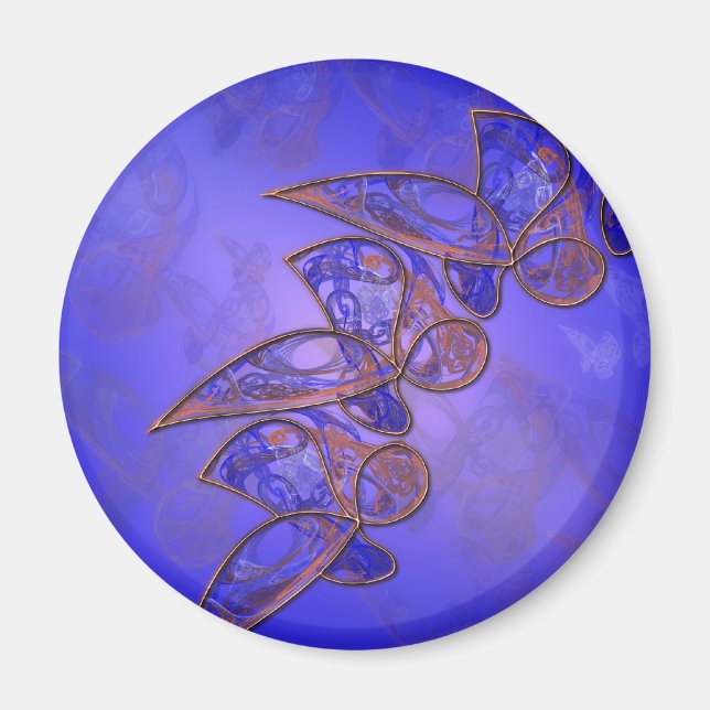 Kupferschmetterlingsmagnet Magnet (Vorne)