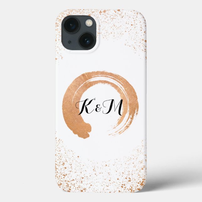 Kupferspray-Hochzeitspenden Case-Mate iPhone Hülle (Rückseite)